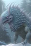 Placeholder: Frozen creature , 3d 4k octane render, lifelike, photorealistic, artstation, illustration, smooth, sharp focus, ornate, intricate, complex, highly detailed, digital painting, smooth, art by tom bagshaw, akihiko yosh