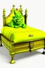 Placeholder: gold shrek bed with no background