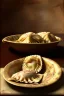 Placeholder: Ravioli by renaissance style still life oil painting, dish, moisture, art, Leonardo da Vinci, natural, chef, high kitchen, smooth, gradient color background, unreal engine 5, ray tracing, RTX, lumen lighting, ultra detail, volumetric lighting, 3d.