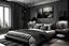 Placeholder: black and grey bedroom ideas