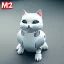 Placeholder: beautiful smooth realistic Japanese robot cat, extremely sharp detail, finely tuned detail, ultra high definition, 8 k, unreal engine 5, ultra sharp focus, accurate wings, in flying mode