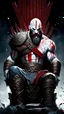 Placeholder: Kratos from god of war throne