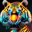 Placeholder: cyber tiger in 3d