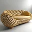 Placeholder: sofa inspired by the rounded pasta concept