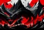 Placeholder: mountains, red and black, temple, dinosaur