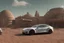 Placeholder: A Tesla 'Model Y' is parked, in Mos Eisley on the planet Tatooine. (CINEMATIC, WIDE ANGLE LENS, PHOTO REAL)