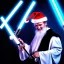 Placeholder: roger miller, light saber, santa hat