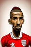 Placeholder: Talisca Brazilian football player cartoon 2d