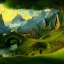 Placeholder: Epic Drawing of scenery of The Hobbit estilo Van Gogh 4k