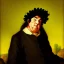 Placeholder: portrait of a giant Goya style