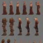 Placeholder: sprite sheet character, rimworld style