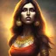 Placeholder: portrait, fantasy setting, woman, dark-skinned, indian