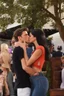 Placeholder: tom holland kissing kylie jenner