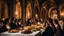 Placeholder: 1498, delightful, sensitive, delicious food, mediaeval banquet, confident, delicate, night, darkness, architecture, filled with delicious food, award-winning photograph, beautiful composition, delicate colour, chiascuro