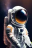 Placeholder: An astronaut according to the uploaded photo