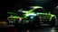 Placeholder: Alien looking Porsche 911 S Turbo Hyper Sport, desktop wallpaper, 4K, Cinematic, rear view