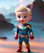 Placeholder: Baby captain marvel, full body, bokeh