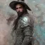 Placeholder: Insanely detailed photograph of an “portrait of Echo Knight ” with intricate half plate chest armor, intricate embroidered cowboy hat, handsomely clear face and hyperdetailed painting by Ismail Inceoglu Huang Guangjian and Dan Witz CGSociety ZBrush Central fantasy art album cover art,8K, hdr, romantic, mysterious, ominous, hands focused on a D20, jewelry, motivated