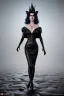 Placeholder: Carmen Dell`orifice as evil queen in black leather gown, angry, busty, curvey, cleavage, unreal 5, octane render,cinema4d, dynamic lighting, dramatic lighting, 4k, redshift render, highly detailed, hyper realistic