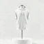 Placeholder: mockup 3d white plain hoodie with mannequin placed on podium, isolated neutral background, Ai generated Images