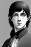 Placeholder: black hair freckles blue eyes young wizard beardsley