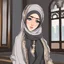 Placeholder: A hejab girl , vectorized , anime , 8k,3d