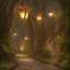 Placeholder: wooded stone lantern path