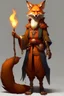 Placeholder: fox of nine tails humanoid warlock dnd