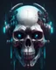 Placeholder: cyberpunk skull