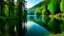 Placeholder: A lake surrounded by forests, beauty