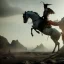 Placeholder: demon riding a horse, spectral, 4k, 8k, highly detailed, cinematic, ultra photorealistic, ultra realistic, volumetric lighting, moody, gloomy