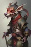 Placeholder: D&D kobold mixed with a chinese dragon