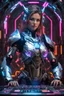 Placeholder: Photography Realistic super model Beautiful European woman as Dj player with body mecha|full armor|organ|mystery|runes|neon|light, imbalances, mutations, anomalies, natural beauty, sound system