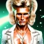 Placeholder: dolph lundgren as dollie deluxe, bright eyes, in underground wonderland, cards