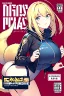 Placeholder: blonde girl with tails waring jacket, line arts, manga cover