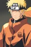 Placeholder: portrait of Naruto Uzumaki after a battle