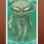 Placeholder: microcosm with planktonic kaiju style art nouveau