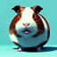 Placeholder: cute brown guinea pig by pixar