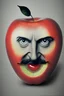 Placeholder: apple with face of hilter