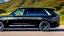 Placeholder: ultimate black rolls royce Cullinan Fire, Rear View, 4K, Ultra Detailed