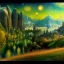 Placeholder: Epic Drawing of scenery of The LOTR estilo Van Gogh 4k