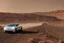 Placeholder: A Tesla 'Semi' (semi truck) is going at a high speed, at the Cydonia region on Mars. (CINEMATIC, WIDE ANGLE LENS, PHOTO REAL)