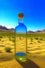 Placeholder: Imagen de la pomoción de una botella de Agua que se llame "Agua de la tinaja", con fondo desertico y un oasis