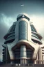 Placeholder: Futuristic Architecture of the building of central bank of a country