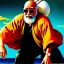 Placeholder: Drawing of 'Master Roshi' ,painting by Earl Norem, simon Bisley,frazetta,Howard,西嘛哒, evan lee, Vallejo,kelly oil on canvas, cinematic composition, extreme detail,fit full body inside picture,8k,perfect anatomy,