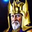 Placeholder: ultra detailed fullbody Portrait in oil on canvas of old Odin with asgardian Golden armor ,extremely detailed digital painting, extremely detailed face,crystal clear Big eyes, mystical colors ,perfectly centered image, perfect composition,rim light, beautiful lighting, 8k, stunning scene,extremely sharp detail, finely tuned detail, ultra high definition raytracing, in the style of Simon Bisley and pablo oliveira and Ken Kelley and Ohrai Noriyoshi