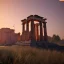 Placeholder: Artemis Tapınağı, unreal engine 5, sunset