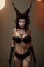 Placeholder: Amy Dumas as evil queen in black leather, leather, busty, cleavage, angry, rage, stern look. character design by cory loftis, fenghua zhong, ryohei hase, ismail inceoglu and ruan jia. unreal engine 5, artistic lighting, highly detailed, photorealistic, fantasy