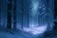 Placeholder: background for a dnd party in a winter forest