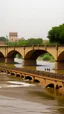 Placeholder: Sudan buildings, river, bridge